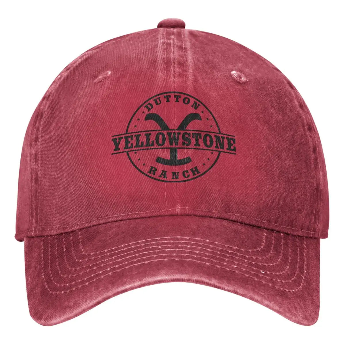 Baseball Cap | Unisex | Washed | Baseball Hats for Men | Men's Cap-Baseball Cap-Chaps of London-Red-One Size-Chaps of London