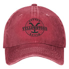 Baseball Cap | Unisex | Washed | Baseball Hats for Men | Men's Cap-Baseball Cap-Chaps of London-Red-One Size-Chaps of London