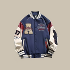 Baseball Jacket - Oversized - Varsity Jacket - Bomber Jacket - Men's Jacket-Varsity Jacket-Chaps of London-Blue-M-Chaps of London