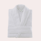 Bathrobe - Soft - Cosy - Towel Robe - Men's Dressing Gown-Chaps of London-White-S-Chaps of London