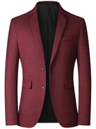 Blazer | Single Breasted | Smart Casual | Blazer Jacket | Men's Blazer-Chaps of London-Red-XS-Chaps of London