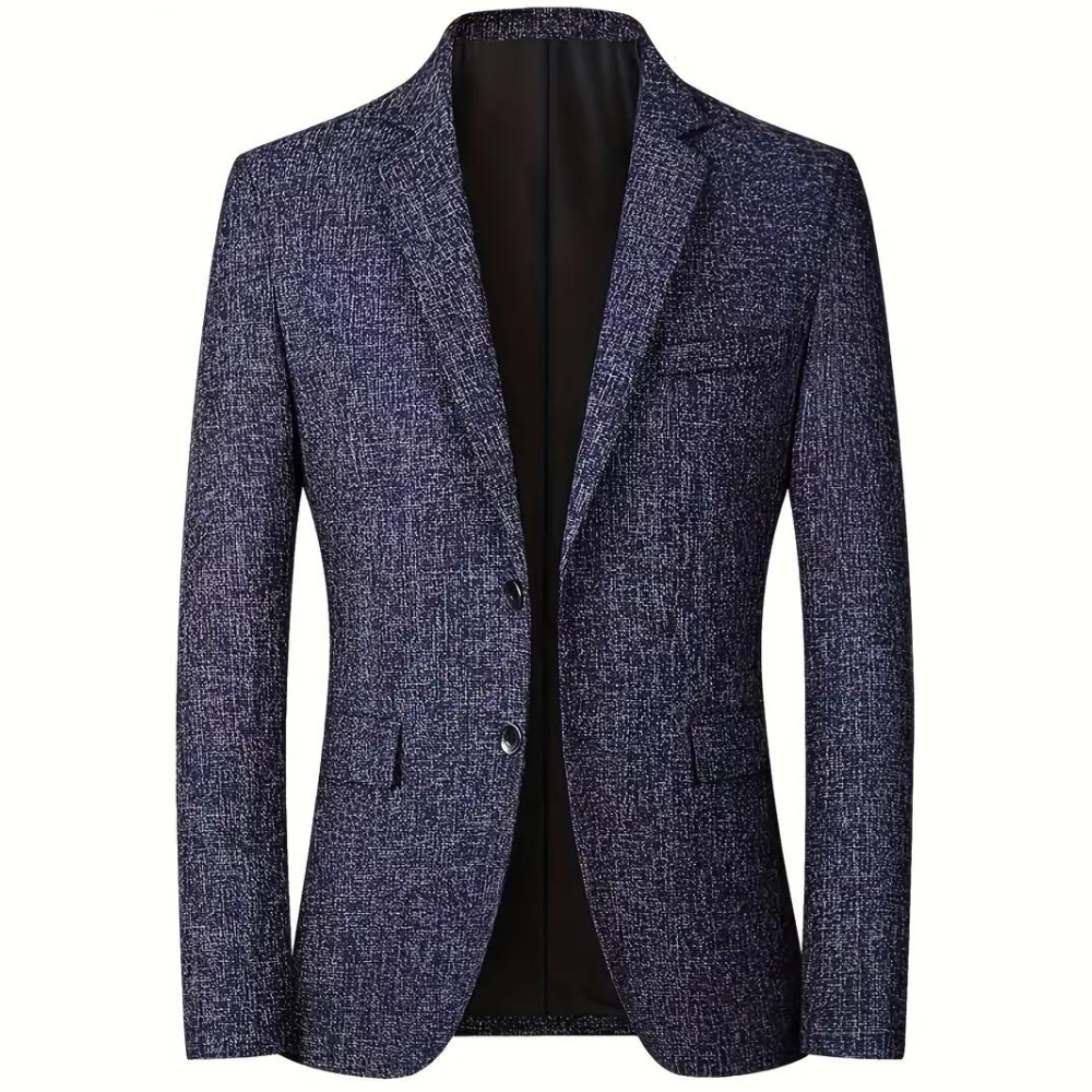Blazer - Stylish - Single Breasted - Suit Jacket - Men's Clothing-Fashion Men Blazer Single-breasted All-year-Chaps of London-Navy Blue-XS-Chaps of London