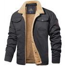 Bombardier Jacket - Buttoned - Warm - Sherpa Lined - Men's Winter Jacket-Chaps of London-Chaps of London