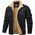 Bombardier Jacket - Buttoned - Warm - Sherpa Lined - Men's Winter Jacket-Chaps of London-Chaps of London