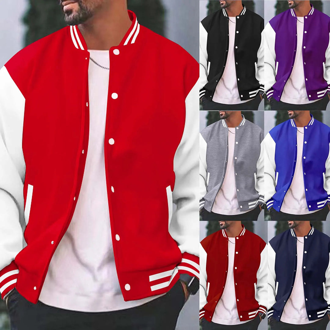 Bomber Jacket - Button-Up - Summer - Baseball Jacket - Men's Jacket-Chaps of London-Chaps of London