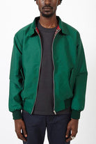 Bomber Jacket | Lightweight | Zip-Up | Harrington Jacket | Men's Jackets-Bomber Jacket-Chaps of London-Green-S-Chaps of London