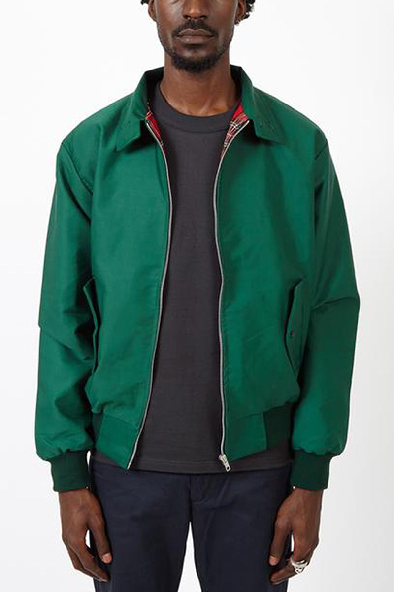 Bomber Jacket | Lightweight | Zip-Up | Harrington Jacket | Men's Jackets-Bomber Jacket-Chaps of London-Green-S-Chaps of London