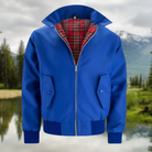 Bomber Jacket | Lightweight | Zip-Up | Harrington Jacket | Men's Jackets-Bomber Jacket-Chaps of London-Royal Blue-S-Chaps of London