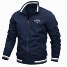 Bomber Jacket - Men's Casual Lightweight Zip-Up Jacket-Bomber Jacket for Men-Chaps of London-Blue-S-Chaps of London