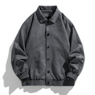 Bomber Jacket - Men's Casual Retro Button-Up Oversized Jacket-Chaps of London-Chaps of London