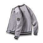 Bomber Jacket - Men's Lightweight Harrington Summer Zip Jacket-Coats & Jackets-Chaps of London-Light Gray-XS-Chaps of London