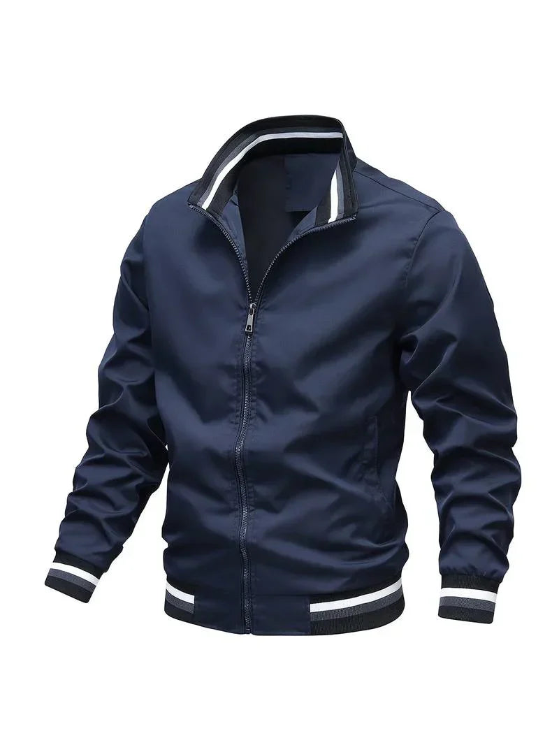 Bomber Jacket - Men's Windproof Lightweight Zip-Up Jacket-Men's Jacket-Chaps of London-Chaps of London
