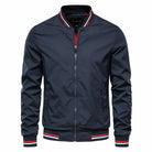 Bomber Jacket - Men's Windproof Zip-Up Summer Jacket-Chaps of London-Navy-XS-Chaps of London