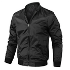 Bomber Jacket | Zip-Up | Lightweight | Summer Jacket | Men's Jacket-Chaps of London-Black-S-Chaps of London