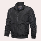 Bomber Jacket | Zip-Up | Summer | Windproof Jacket | Men's Bomber Coat-Fashion Men Jacket Bomber Fall-Chaps of London-Black-S-Chaps of London