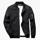Bomber Jacket | Zip-Up | Windproof | Autumn Jacket | Men's Jacket-Bomber Jacket-Chaps of London-Black-S-Chaps of London