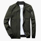 Bomber Jacket | Zip-Up | Windproof | Autumn Jacket | Men's Jacket-Bomber Jacket-Chaps of London-Green-S-Chaps of London