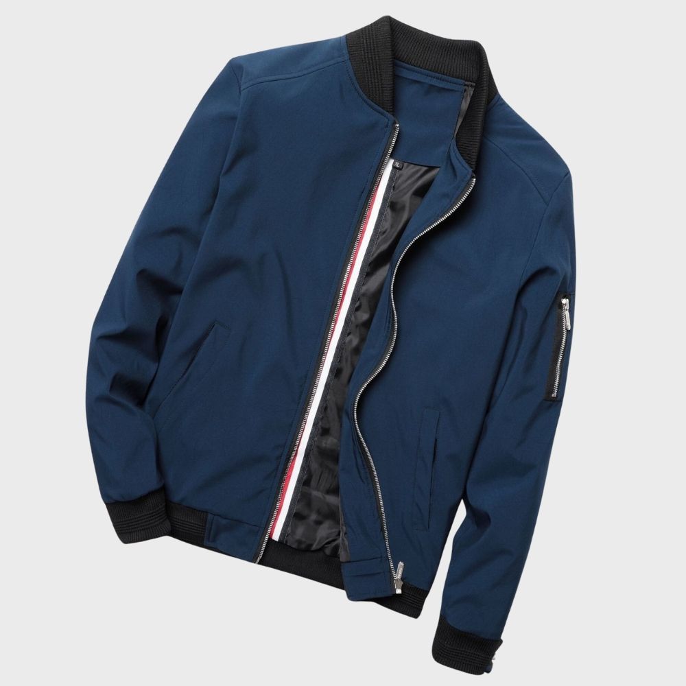 Bomber Jacket | Zip-Up | Windproof | Lightweight Jacket | Men's Jacket-Men Jackets-Chaps of London-Chaps of London