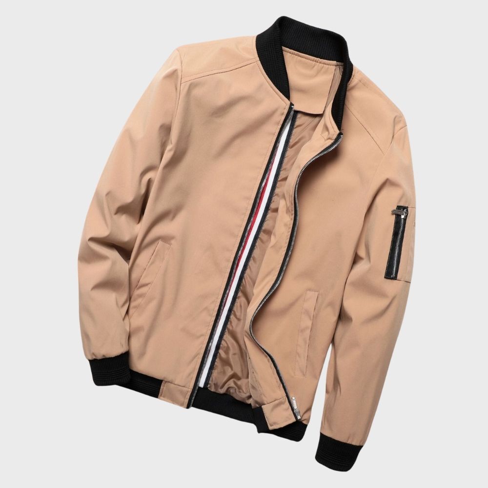 Bomber Jacket | Zip-Up | Windproof | Lightweight Jacket | Men's Jacket-Men Jackets-Chaps of London-Chaps of London