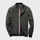 Bomber Jacket | Zip-Up | Windproof | Lightweight Jacket | Men's Jacket-Men Jackets-Chaps of London-Gray-XS-Chaps of London