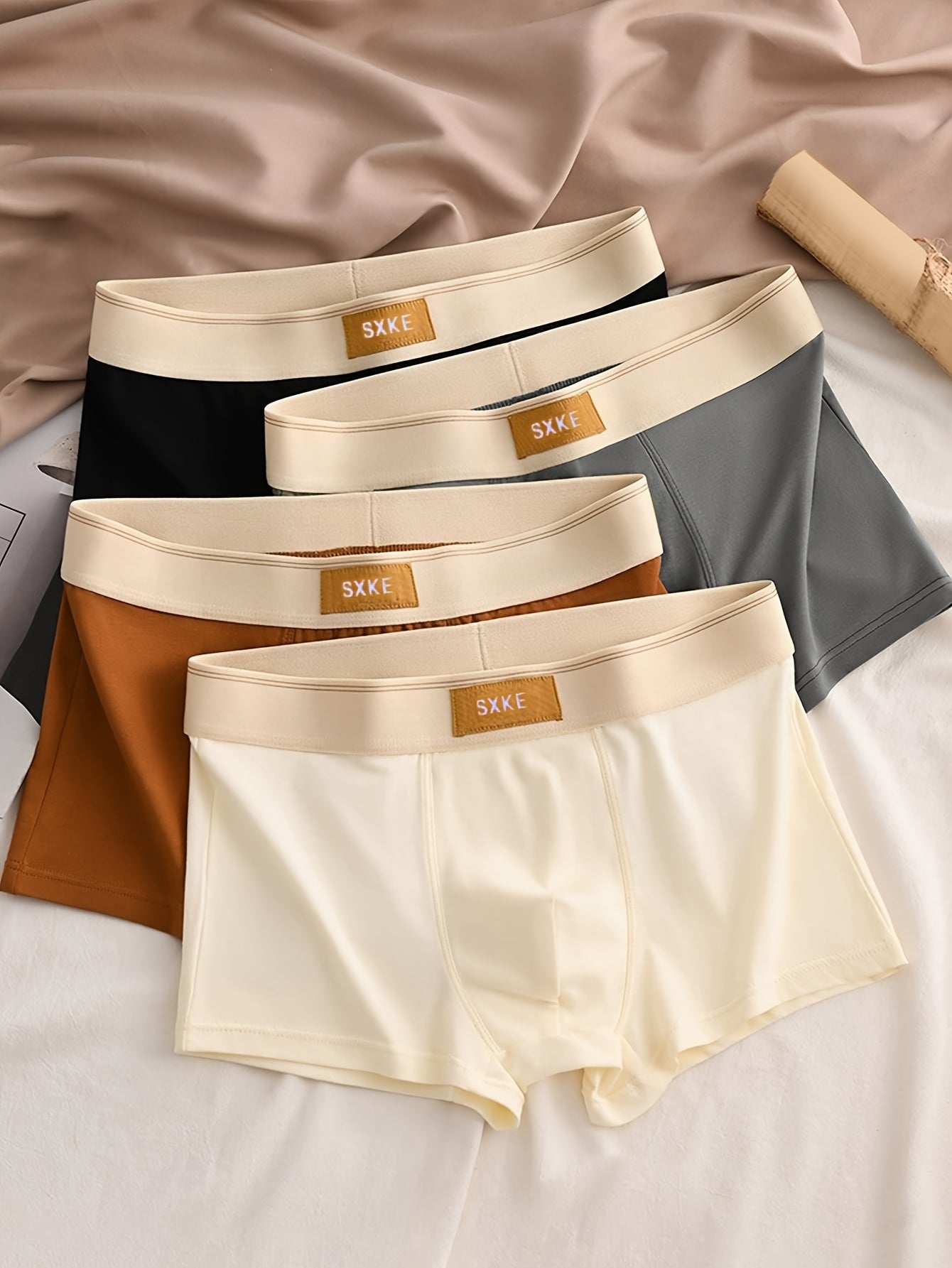 Boxers - Comfortable - Stretch - Boxer Briefs - Men's Underwear-Onderbroek mannen-Chaps of London-Mixed Color-S(46)-Chaps of London