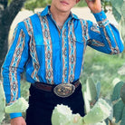 Button-Up Shirt | Western | Regular Fit | Long Sleeve Shirts | Men's Shirts-Shirts & Tops-Chaps of London-Chaps of London