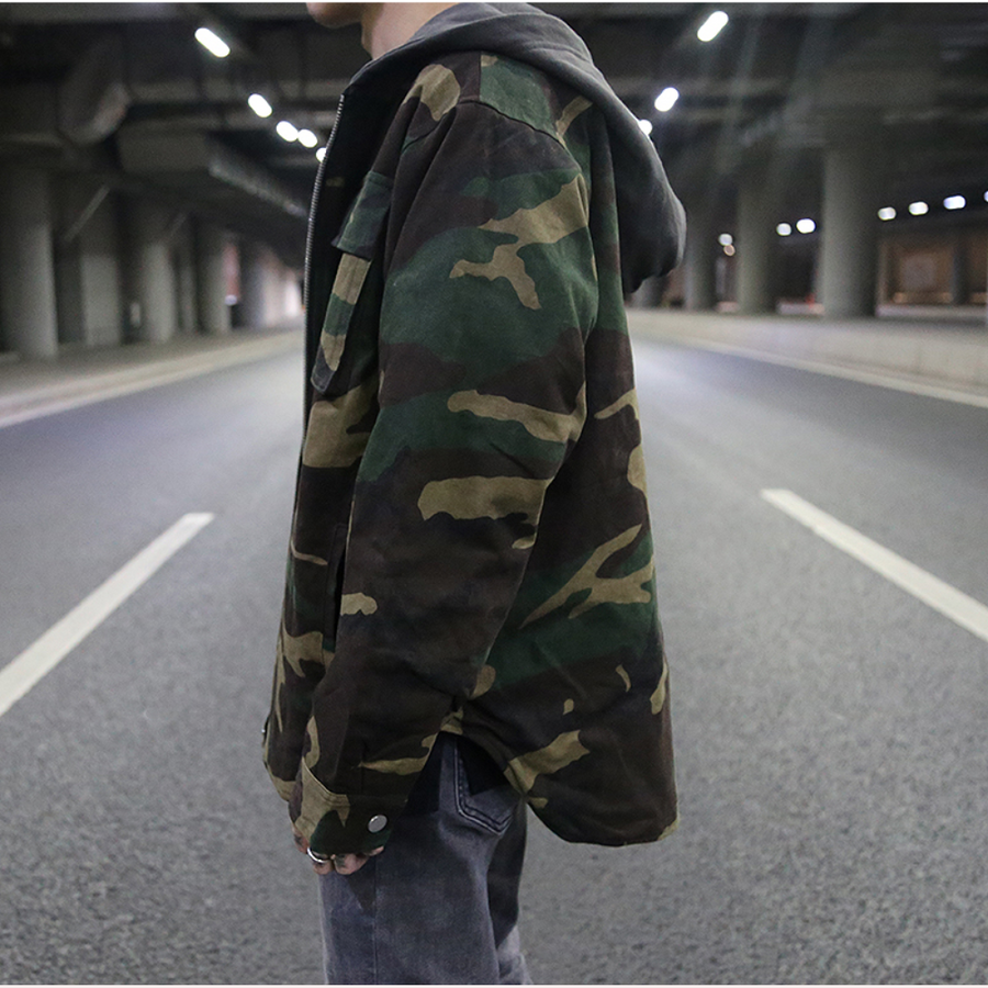 Camouflage Jacket | Zip-Up | Cargo | Camouflage Hoodie | Men's Clothing-Jacket for Men-Chaps of London-Chaps of London