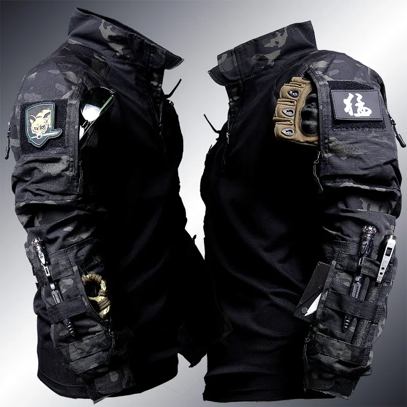 Camouflage Set - Outdoor - Cargo Pants - Military Clothes - Tactical Set-Men's Set-Chaps of London-Chaps of London