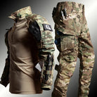 Camouflage Set - Outdoor - Cargo Pants - Military Clothes - Tactical Set-Men's Set-Chaps of London-Grenadier Green-S-Chaps of London