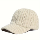 Cap - Unisex - Adjustable - Knitted Cap - Men's Cap-Knitted Cap-Chaps of London-Beige-Chaps of London