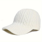 Cap - Unisex - Adjustable - Knitted Cap - Men's Cap-Knitted Cap-Chaps of London-White-Chaps of London