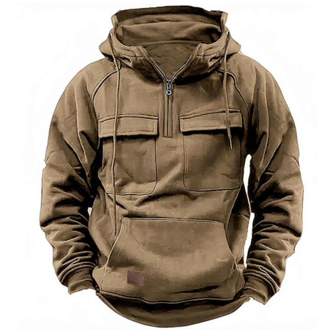 Cargo Hoodie - Men's Warm Cozy Casual Pullover Hoodie-New Arrivals-Chaps of London-Chaps of London