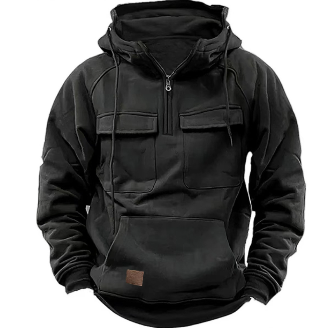Cargo Hoodie - Men's Warm Cozy Casual Pullover Hoodie-New Arrivals-Chaps of London-Chaps of London