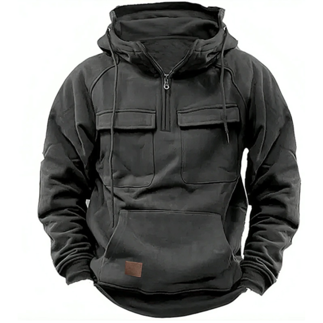 Cargo Hoodie - Men's Warm Cozy Casual Pullover Hoodie-New Arrivals-Chaps of London-Chaps of London