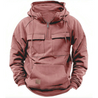 Cargo Hoodie - Men's Warm Cozy Casual Pullover Hoodie-New Arrivals-Chaps of London-Red-S-Chaps of London