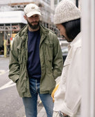 Cargo Jacket - Men's Hooded Lightweight Black Green Jacket-Zomerjas man-Chaps of London-Chaps of London