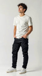 Cargo Jeans | Stretchy | Pockets | Skinny Jeans | Men's Pants-Jeans-Chaps of London-Chaps of London