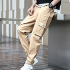 Cargo Joggers - Baggy - Loose Fit - Cargo Pants - Men's Pants-Chaps of London-Khaki-M-Chaps of London