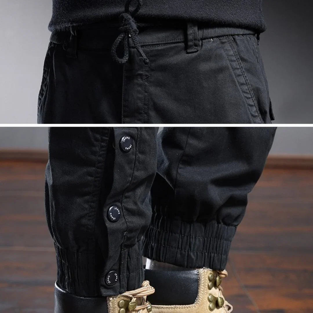 Cargo Joggers - Skinny - Pockets - Cargo Pants - Men's Pants-Dave Cargobroek-Chaps of London-Chaps of London