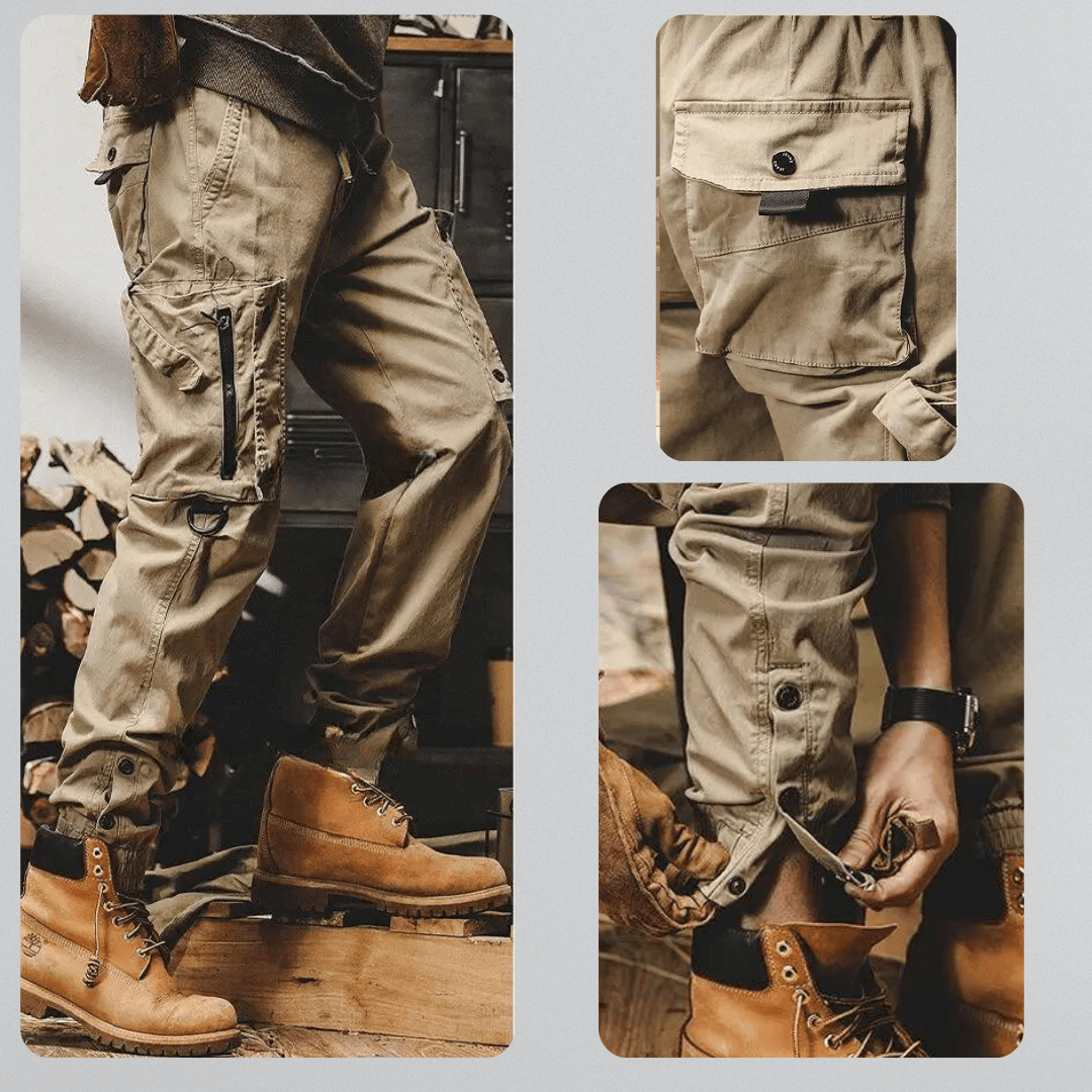 Cargo Joggers - Skinny - Pockets - Cargo Pants - Men's Pants-Dave Cargobroek-Chaps of London-Chaps of London