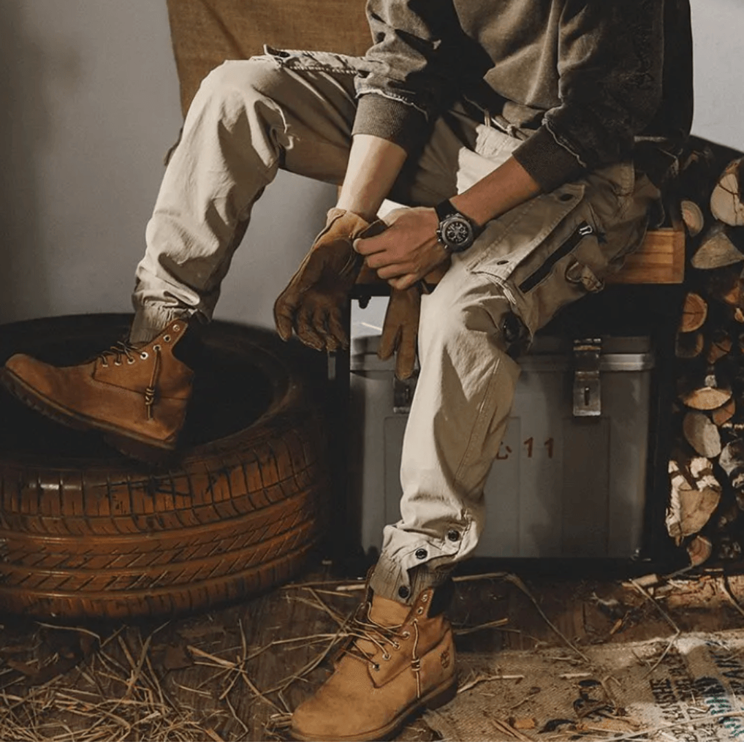 Cargo Joggers - Skinny - Pockets - Cargo Pants - Men's Pants-Dave Cargobroek-Chaps of London-Chaps of London