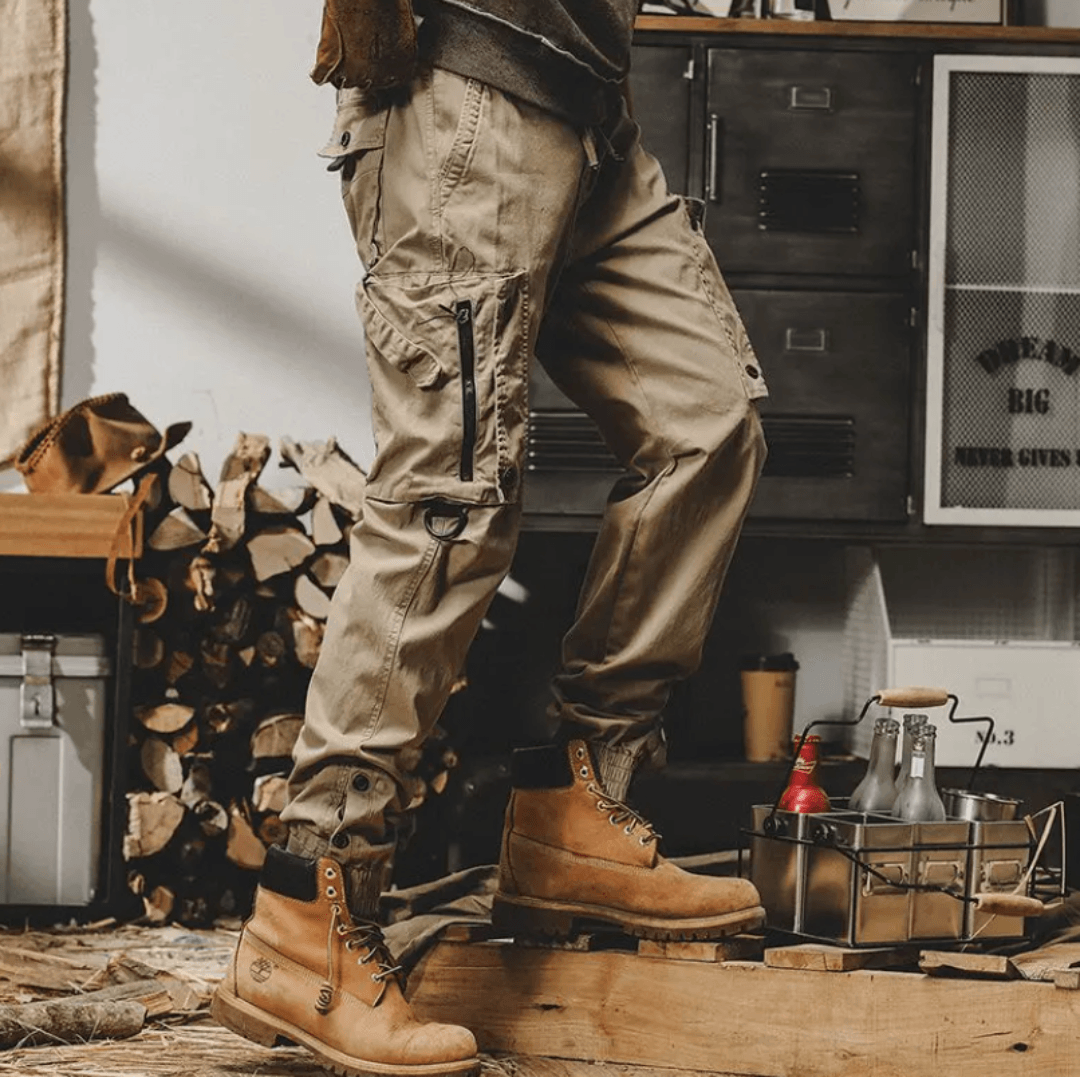 Cargo Joggers - Skinny - Pockets - Cargo Pants - Men's Pants-Dave Cargobroek-Chaps of London-Chaps of London