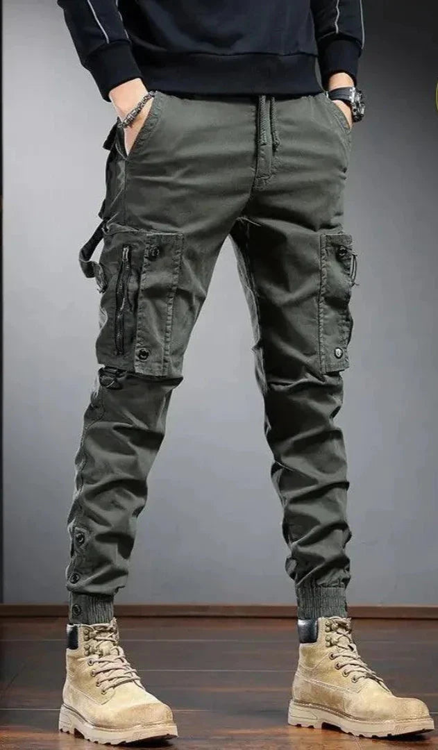 Cargo Joggers - Skinny - Pockets - Cargo Pants - Men's Pants-Dave Cargobroek-Chaps of London-Chaps of London
