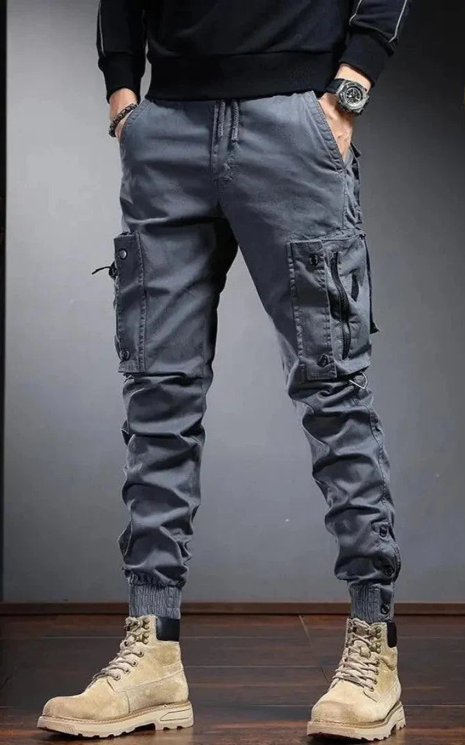 Cargo Joggers - Skinny - Pockets - Cargo Pants - Men's Pants-Dave Cargobroek-Chaps of London-Chaps of London