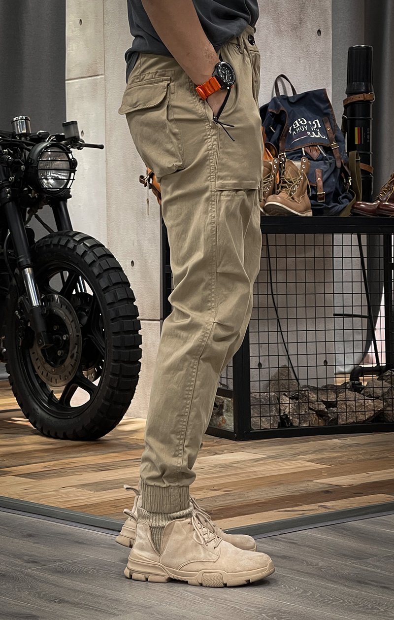 Cargo Joggers | Tactical | Drawstring | Cargo Pants | Men's Pants-Cargohosen-Chaps of London-Chaps of London