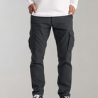 Cargo Pants | Comfortable | Straight Leg | Cargo Jeans | Men's Pants-Chaps of London-Dark Grey-S-Chaps of London