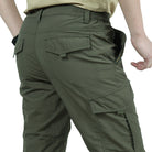 Cargo Pants | Elastic Waist | Straight Leg | Tactical Pants | Men's Pants-Men Pants-Chaps of London-Army Green-M-Chaps of London