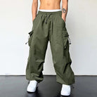 Cargo Pants - Loose Fit - Elastic Waist - Baggy Pants - Men's Cargo Joggers-Men's long pants-Chaps of London-Chaps of London