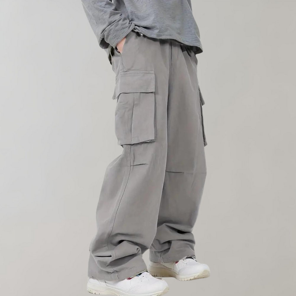 Cargo Pants | Loose Fit | Wide Leg | Baggy Pants | Men's Pants -Fashion Men Pants Cargo All-year-Chaps of London-Chaps of London