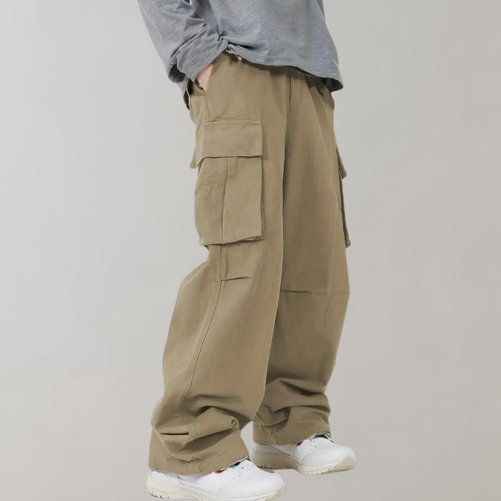 Cargo Pants | Loose Fit | Wide Leg | Baggy Pants | Men's Pants -Fashion Men Pants Cargo All-year-Chaps of London-Chaps of London